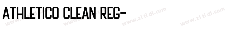 Athletico Clean Reg字体转换 Athletico Clean Reg字体转换